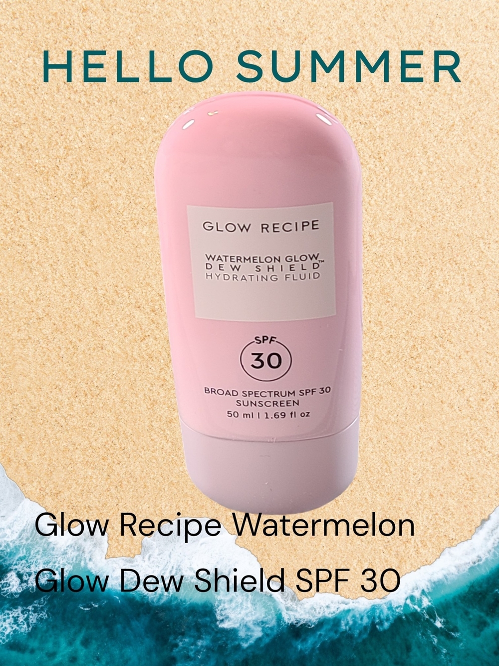 Glow Recipe Watermelon Glow Dew Shield SPF 30 Hydrating Fluid NIB 1.69 Oz/50 Ml